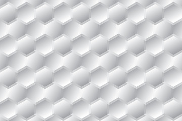 Abstract geometric white and gray color background. Vector, illustration.	