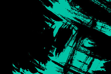 blue green black summer paint background texture with grunge brush strokes	