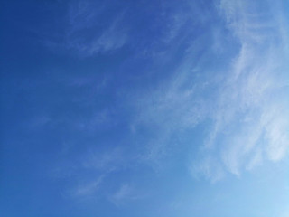 blue sky with white clouds