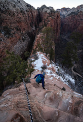 New Years Day on Angels Landing