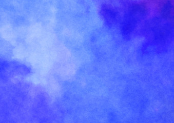 Blue watercolor render background