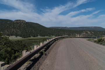 The road between Juniper and Pinon Campgrounds.