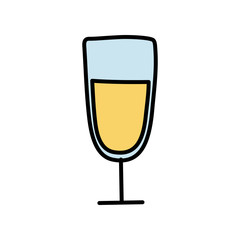 Isolated alcohol cup icon vector design