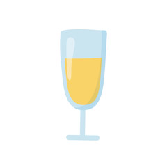 Isolated alcohol cup icon vector design