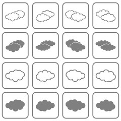 cloud icon vector design symbol