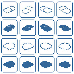 cloud icon vector design symbol