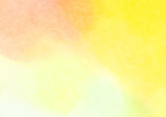 Orange yellow watercolor render background