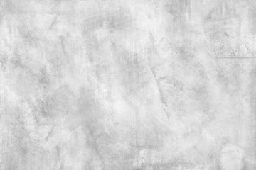 Naklejka premium Concrete wall white color for background. Old grunge textures with scratches and cracks. White painted cement wall texture.