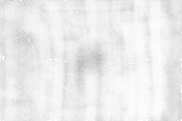 Concrete wall white color for background. Old grunge textures with scratches and cracks. White painted cement wall texture.