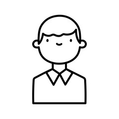 Avatar man person vector design