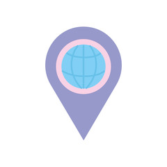 Isolated global sphere icon vector design