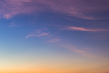 sky with clouds