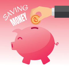 Piggy bank icon vector illustration.