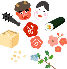 節分のフレーム