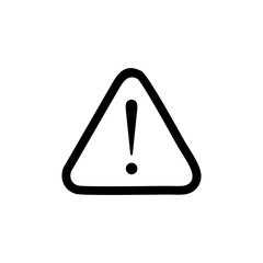 attention icon vector design symbol