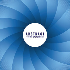 Blue wave circle abstract background