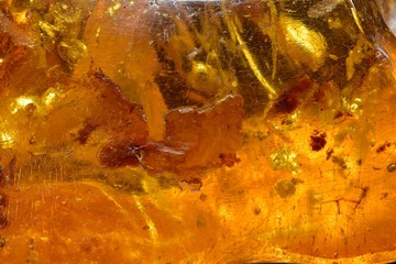 The texture detail fo amber