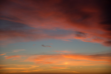Naklejka na ściany i meble Sky at Sunset