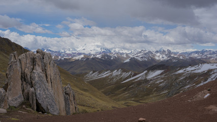 Stone Forest in Cusco Peru, in the Andes Mountains