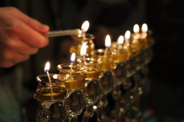 Hanukkah menorah