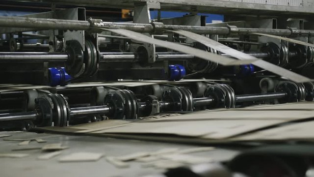 carton box making process paper mill factory