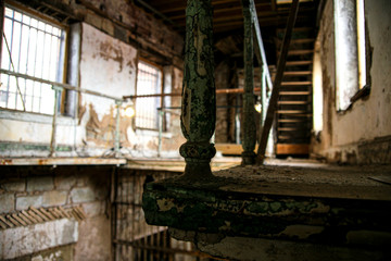 Fototapeta na wymiar Abandoned stairs