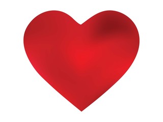 Gradient background in the form of a heart.