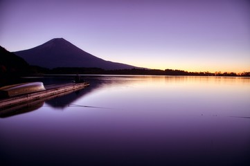 Mount Fuji from Lake Tanuki