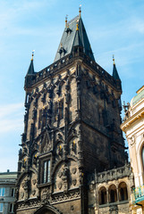 Obraz premium Powder Gate or Powder Tower, Prague, Czech Republic
