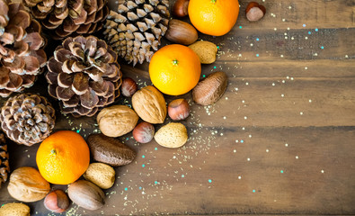 Christmas concept composition.