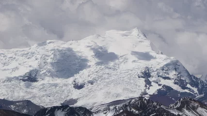 Photo sur Plexiglas Alpamayo Ausangate snowy mountain located in Cusco, Peru