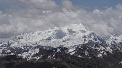 Ausangate snowy mountain located in Cusco, Peru