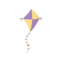 Isolated kite toy vector design