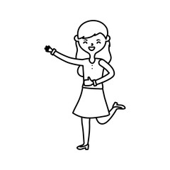avatar woman person vector design