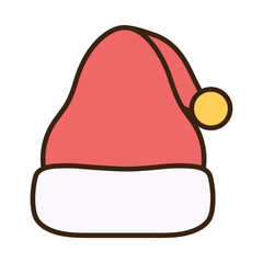 merry christmas celebration hat of santa