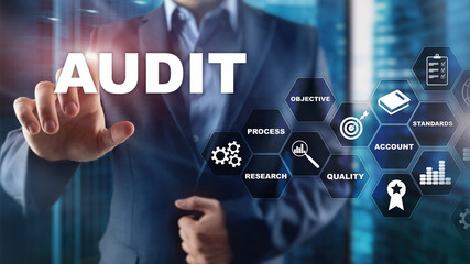 Audit business and finance concept. nalysis Annual Financial Statements, Analyze return on...