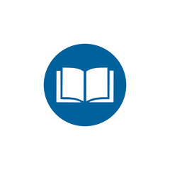 book and library icon vector design symbol