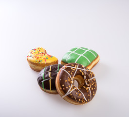 donut or donut isolated on white background new.