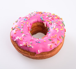 donut or donut isolated on white background new.