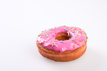 donut or donut isolated on white background new.