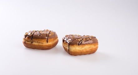 Donut or Heart Shaped Donut on a background new.