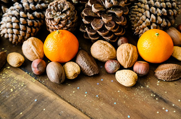 Christmas concept composition.