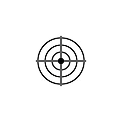 target icon vector design symbol
