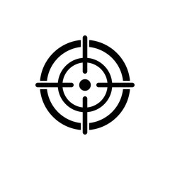 target aim icon, focus icon vector design symbol