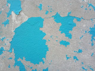 Exterior paint deteriorates on old cement floor