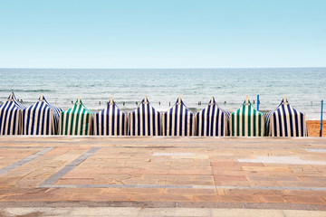 Beach dressing tents