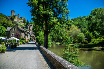 Fototapeta premium Belcastel, Aveyron, Occitanie, France.