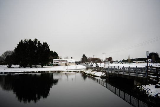 Snow In Waratah Tasmania 