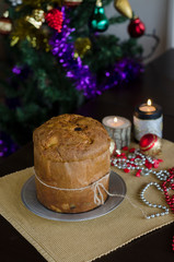Italian cake panettone, Christmas classic