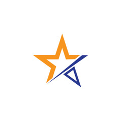 Obraz premium star succes people icon and symbols temlplate